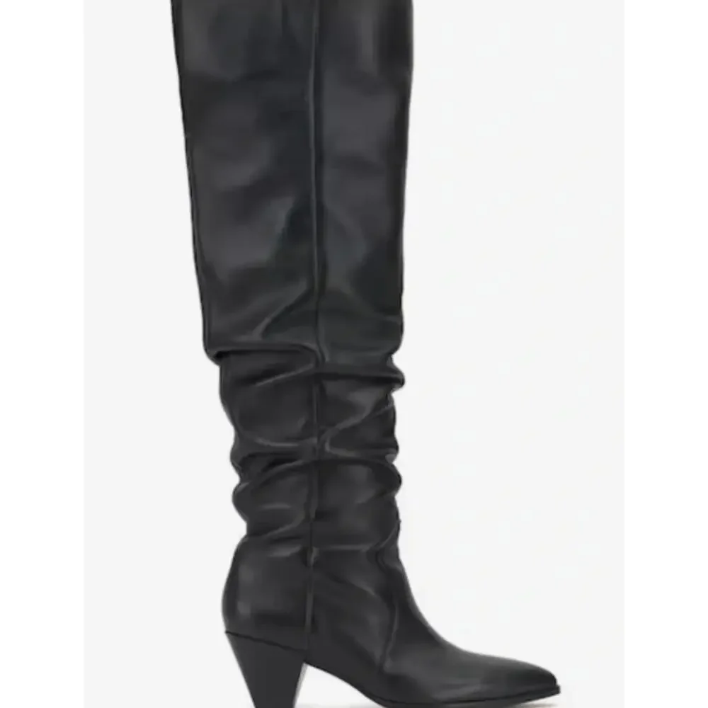 Vince Camuto Sewinny Over the Knee Boots 6 Black NWOT Wide Calf Tall Heel Glam